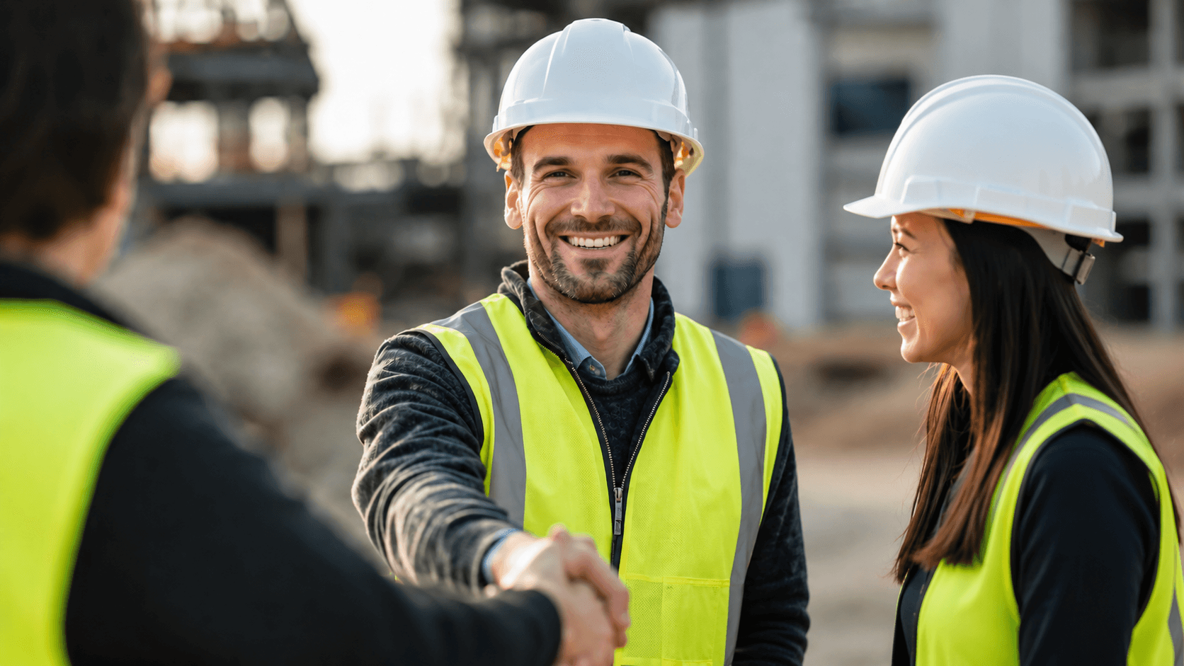 MODERA Bauleiter und Ingenieure auf der Baustelle